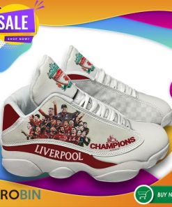 Liverpool Football Team Air Jordan 13 Sneakers Lan