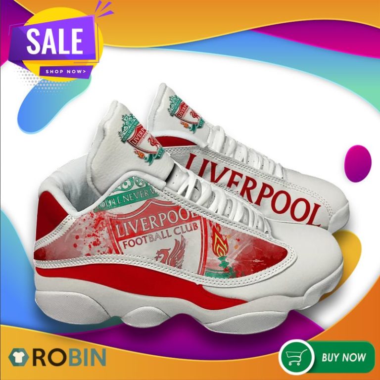 Liverpool Football Team Air Jordan 13 Sneakers