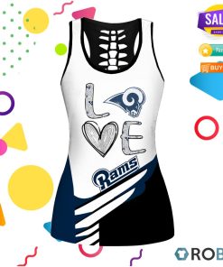 Los Angeles Rams Love Hollow Tanktop & Legging Set