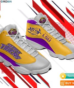 Lsu Tigerssneakers Football Team Sneakers Jordan 13 Shoes