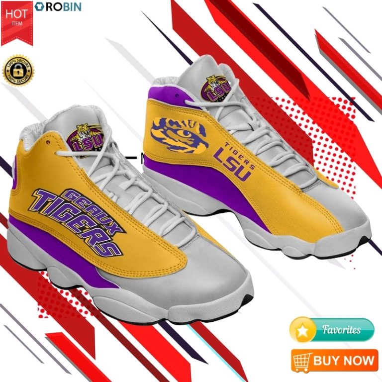 Lsu Tigerssneakers Football Team Sneakers Jordan 13 Shoes