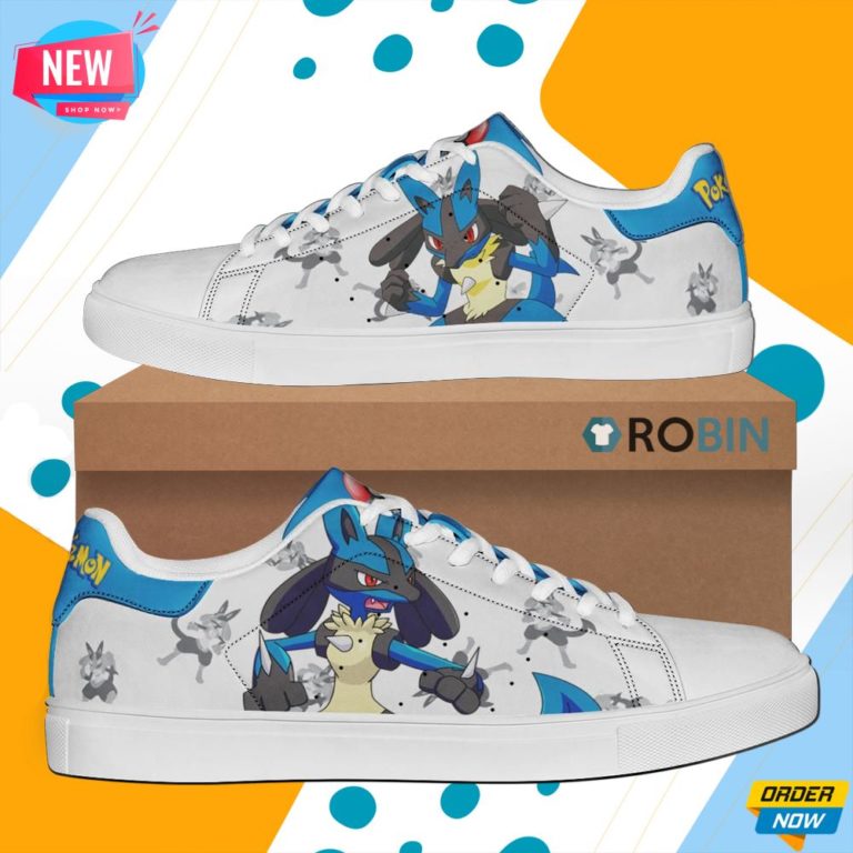 Lucario Skate Shoes Pokemon Stan Smith Shoes