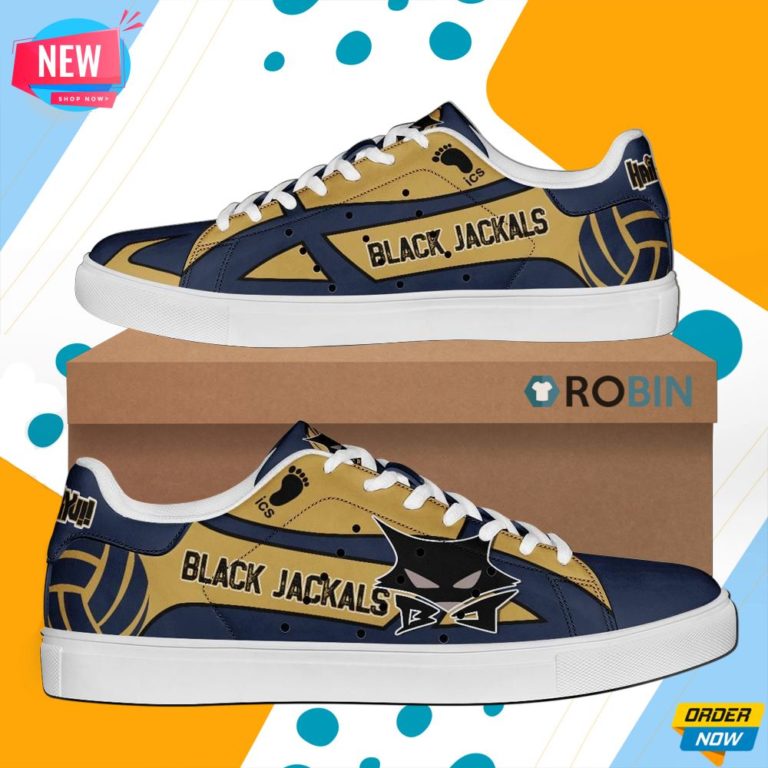 MSBY Black Jackal Skate Shoes Haikyuu Anime Custom Sneaker