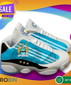 Manchester City Football Team Air Jordan 13 Sneakers