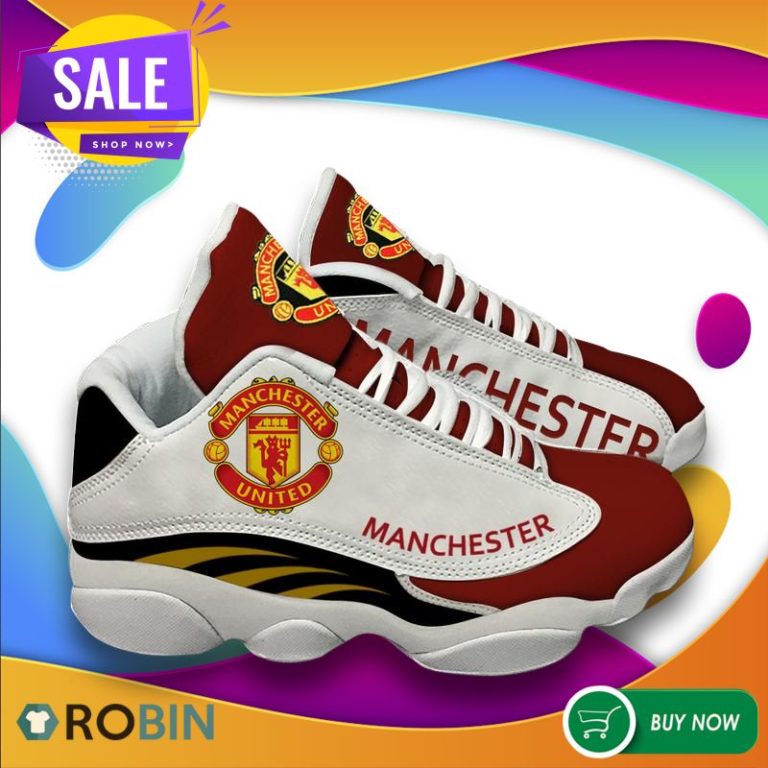 Manchester United Football Club Team Air Jordan 13 Sneakers