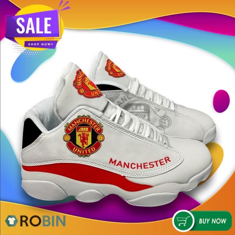 Manchester United Football Team Air Jordan 13 Sneakers