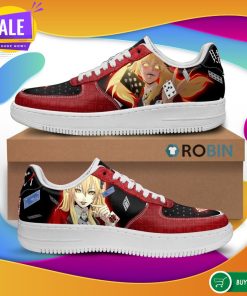 Mary Saotome Air Force Sneakers Kakegurui Anime Custom NAF Shoes Mary Saotome Air Force Sneakers Kakegurui Anime Custom NAF Shoes