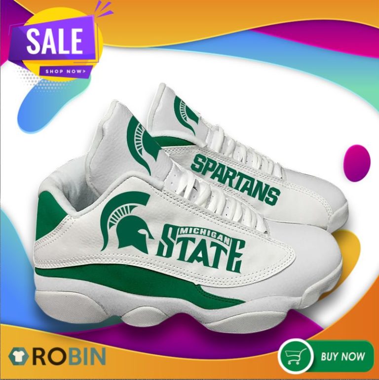 Michigan State Spartans Air Jordan 13 Sneakers