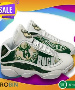 Milwaukee Bucks Basketball Team Air Jordan 13 Sneakers