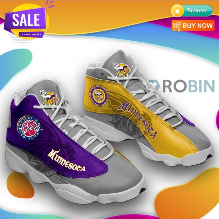 Minesota Vikings Shoes Air Jordan 13 Shoes