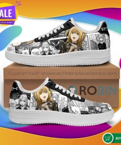Misa Amane Air Force Sneakers Death Note Anime NAF Shoes Misa Amane Air Force Sneakers Death Note Anime NAF Shoes