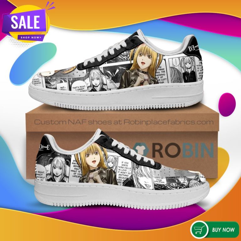 Misa Amane Air Force Sneakers Death Note Anime NAF Shoes