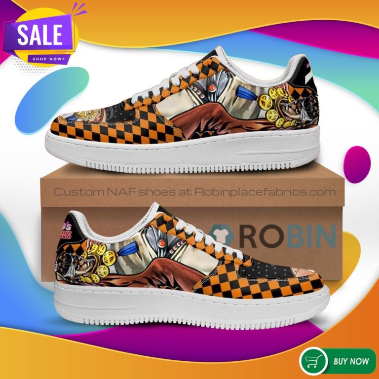 Muhammad Avdol Air Force Sneakers JoJo Anime NAF Shoes