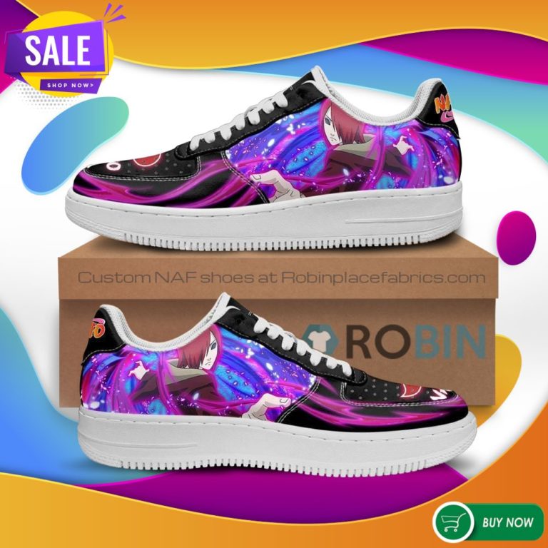 Nagato Air Force Sneakers Custom Naruto Anime NAF Shoes Leather