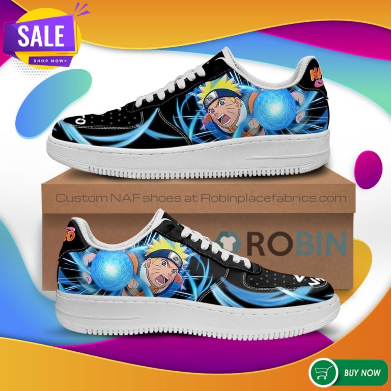 Naruto Air Force Sneakers Custom Skill NAF Shoes Naruto Anime NAF Shoes Leather