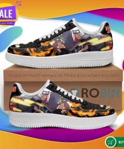 Naruto Jiraiya Air Force Sneakers Custom Naruto Anime NAF Shoes Leather