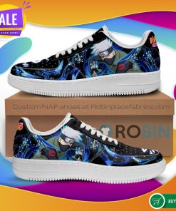 Naruto Kakashi Air Force Sneakers Custom Naruto Anime NAF Shoes Leather