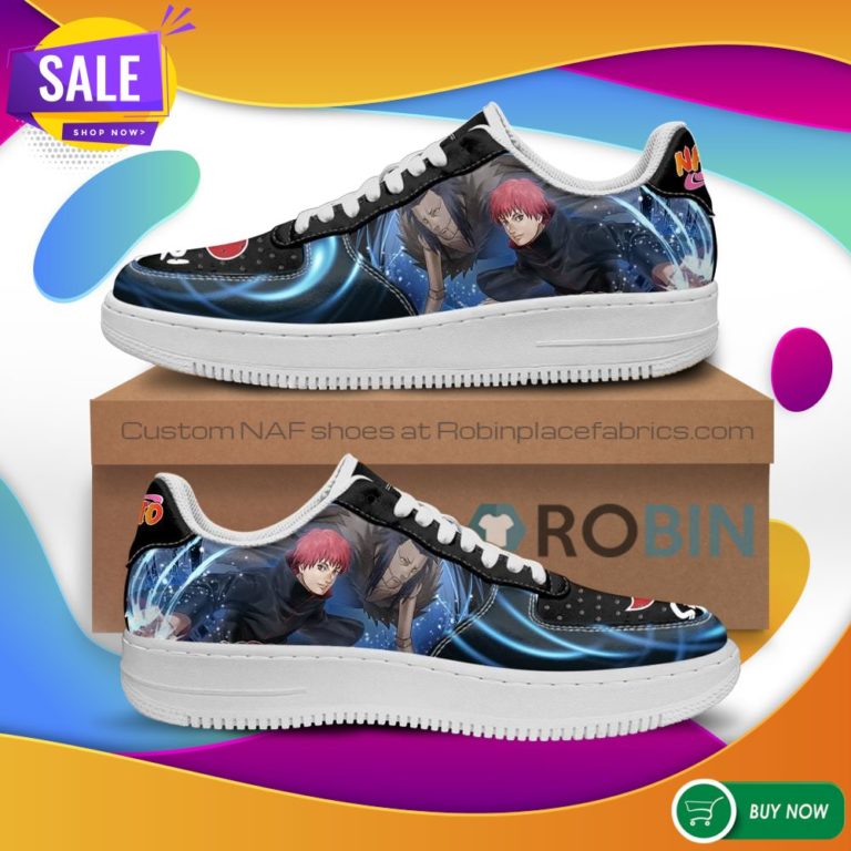 Naruto Sasori Air Force Sneakers Custom Naruto Anime NAF Shoes Leather