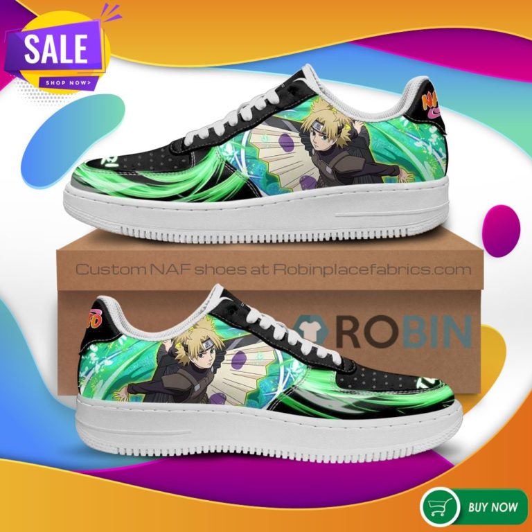 Naruto Temari Air Force Sneakers Custom Naruto Anime NAF Shoes Leather