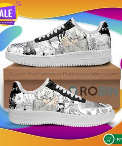 Near Air Force Sneakers Death Note Anime NAF Shoes