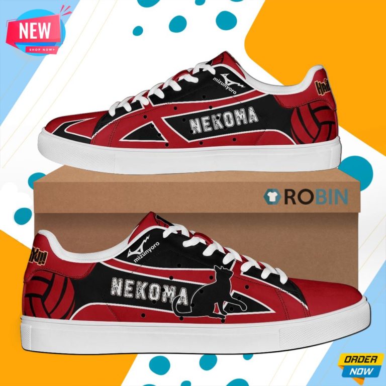 Nekoma High Skate Shoes Haikyuu Anime Custom Sneaker