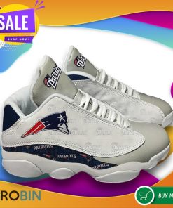 New England Patriots Football Air Jordan 13 Sneakers