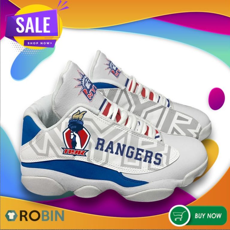New York Rangers Shoes Air Jordan 13 Sneakers