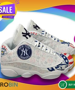 New York Yankees Baseball Team Air Jordan 13 Sneakers,
