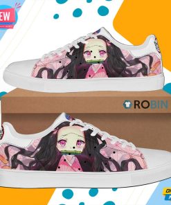 Nezuko Kamado Skate Shoes Demon Slayer Anime Custom Sneaker Nezuko Kamado Skate Shoes Demon Slayer Anime Custom Sneaker