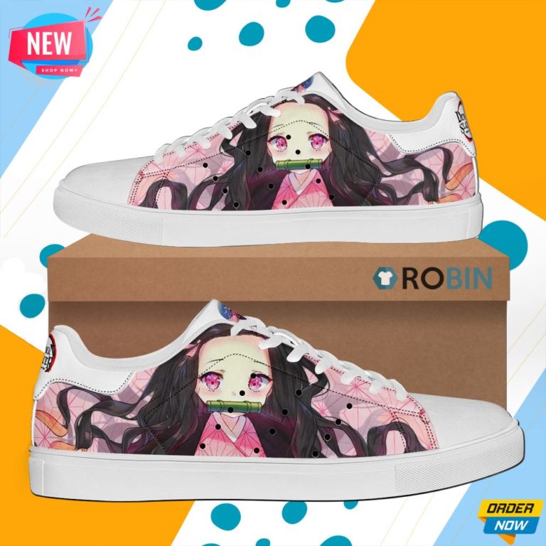 Nezuko Kamado Skate Shoes Demon Slayer Anime Custom Sneaker