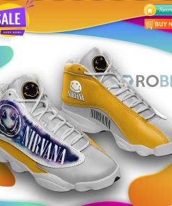Nirvana Air Jordan 13 Shoes Music Team Sneakers