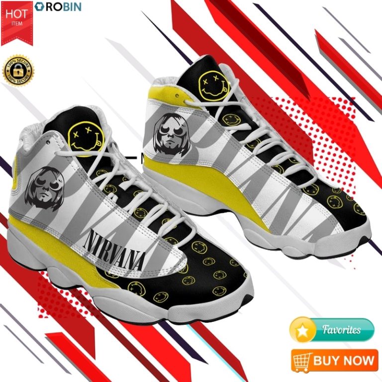 Nirvana Band Sneakers Jordan 13 Shoes