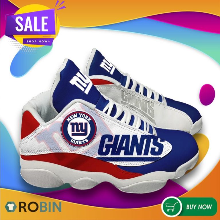 Ny Giants Air Jordan 13 Sneakers Football Team Sneakers