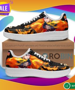Obito Air Force Sneakers Custom Naruto Anime NAF Shoes Leather