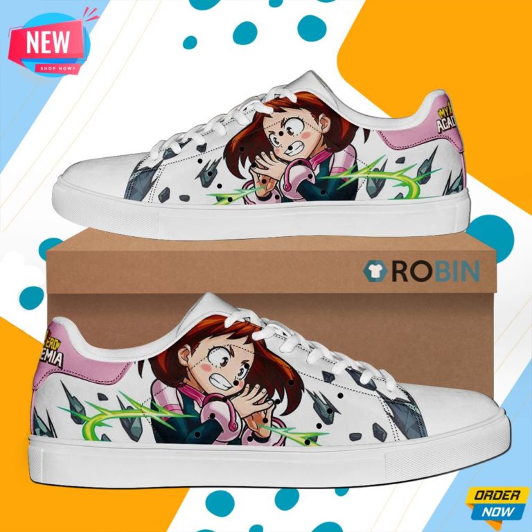 Ochako Uraraka Skate Shoes My Hero Academia Stan Smith Shoes