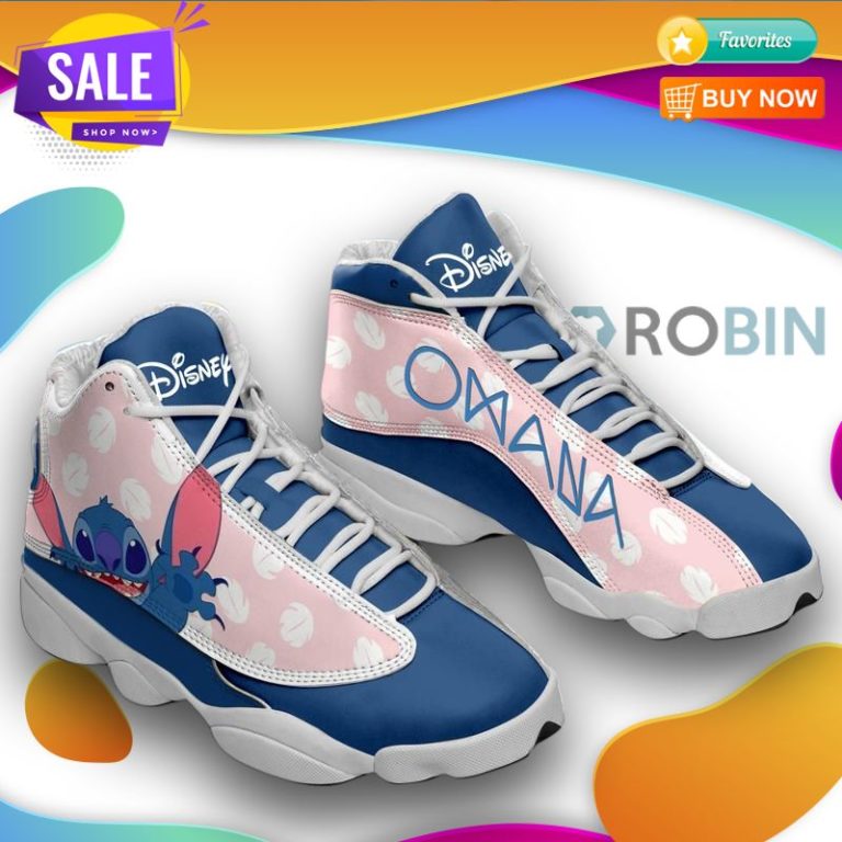 Ohana Lilo & Stitch Air Jordan 13 Sneaker Disney Sneakers