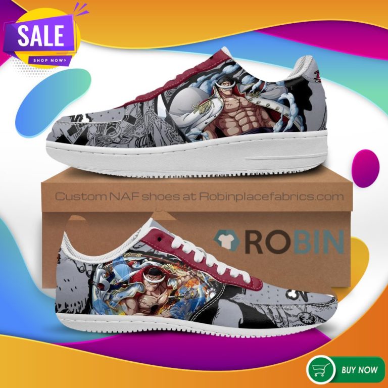One Piece Whitebeard Air Force Sneakers One Piece Anime NAF Shoes