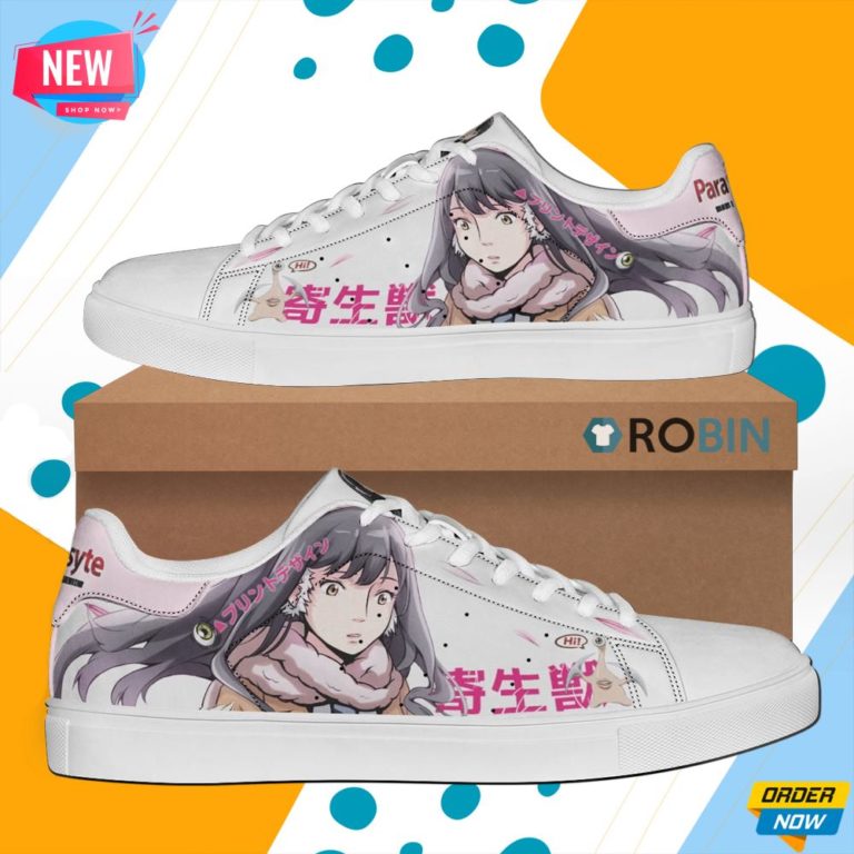 Parasyte Kana Kimishima Skate Shoes Horror Anime Sneaker