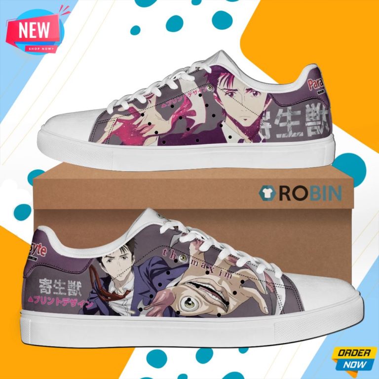 Parasyte Shinichi Izumi Skate Shoes Horror Anime Sneaker