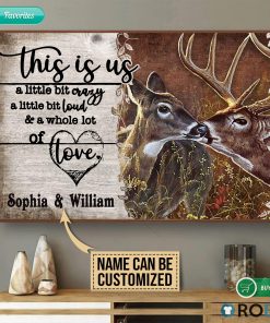 Personalized A Little Bit Of Crazy A Little Bit Of Loud A Whole Lot Of Love Poster And Canvas