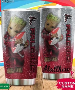 Personalized Baby Groot Hug Atlanta Falcons 20oz Tumbler Personalized Baby Groot Hug Atlanta Falcons 20oz Tumbler