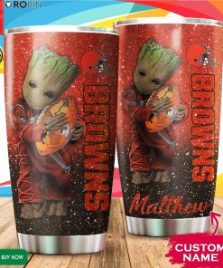 Personalized Baby Groot Hug Cleveland Browns 20oz Tumbler Personalized Baby Groot Hug Cleveland Browns 20oz Tumbler