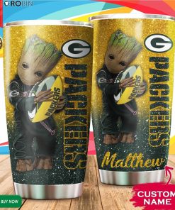 Personalized Baby Groot Hug Green Bay Packers 20oz Tumbler Personalized Baby Groot Hug Green Bay Packers 20oz Tumbler