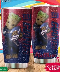 Personalized Baby Groot Hug New York Giants 20oz Tumbler Personalized Baby Groot Hug New York Giants 20oz Tumbler