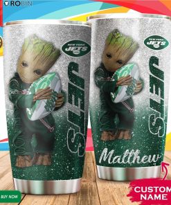 Personalized Baby Groot Hug New York Jets 20oz Tumbler Personalized Baby Groot Hug New York Jets 20oz Tumbler