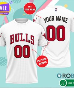 Personalized Chicago Bulls 3D All Over Print T Shirt Personalized Chicago Bulls 3D All Over Print T Shirt