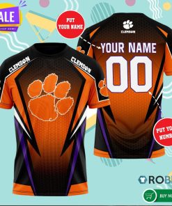 Personalized Clemson Tigers 3D All Over Print T Shirt