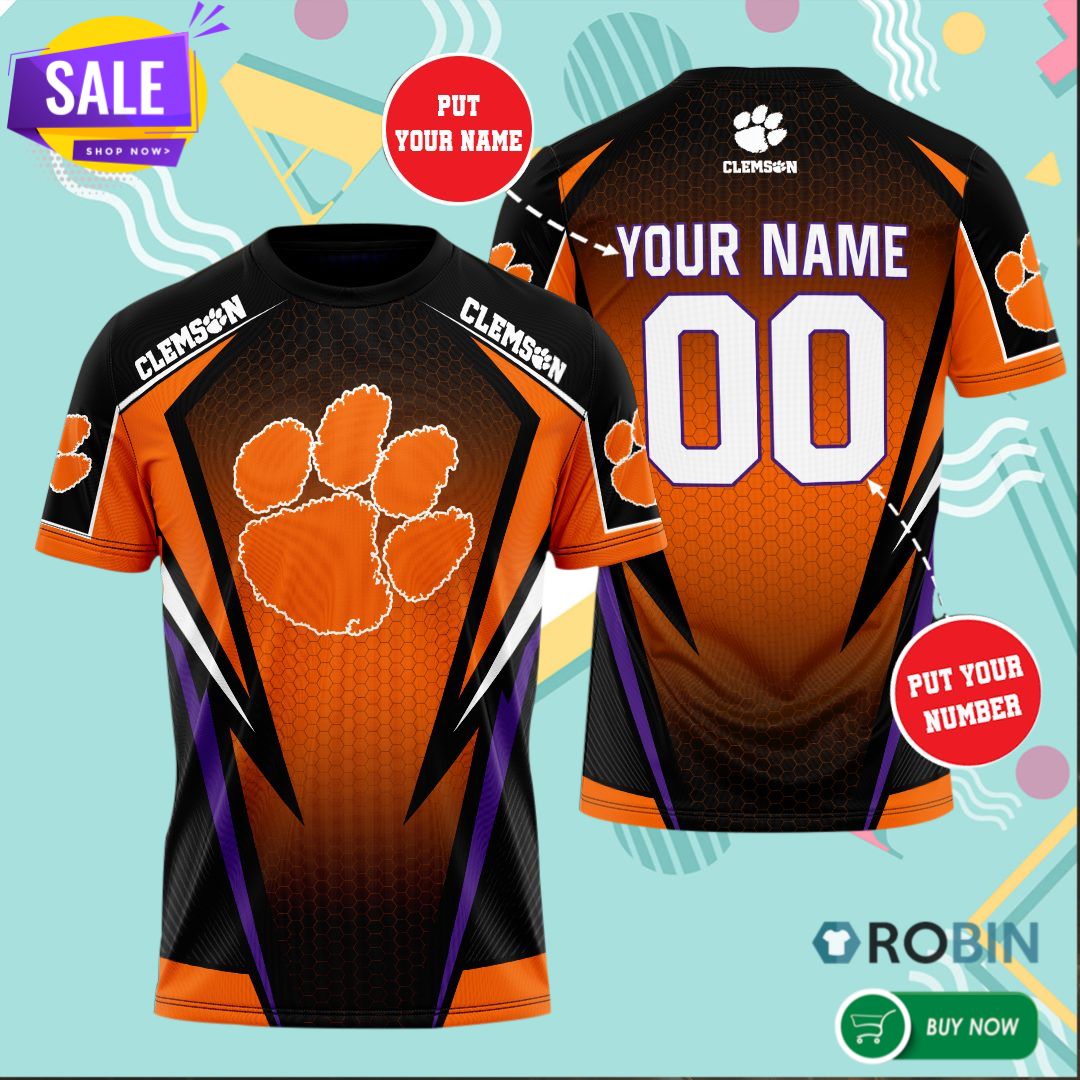 personalized clemson jersey