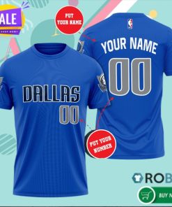 Personalized Dallas Mavericks Basketball Team 3D All Over Print T Shirt Personalized Dallas Mavericks Basketball Team 3D All Over Print T Shirt