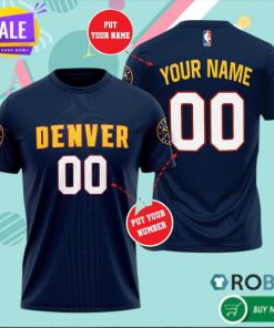 Personalized Denver Nuggets Basketball Team 3D All Over Print T Shirt